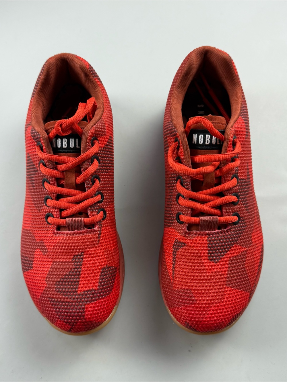 NOBULL Project Fire Camo Trainer Red CrossFit Shoes Lifting Gym Sneakers 7.5 - Picture 2 of 7